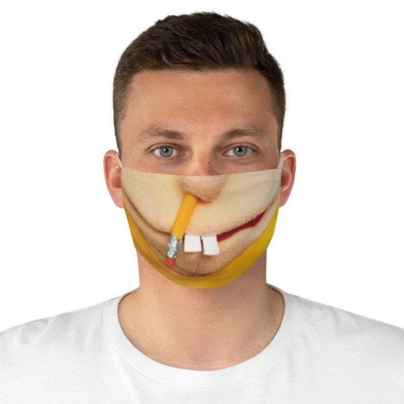 SML JEFFY Puppet Fabric Face Mask Jeffy the rapper What Etsy