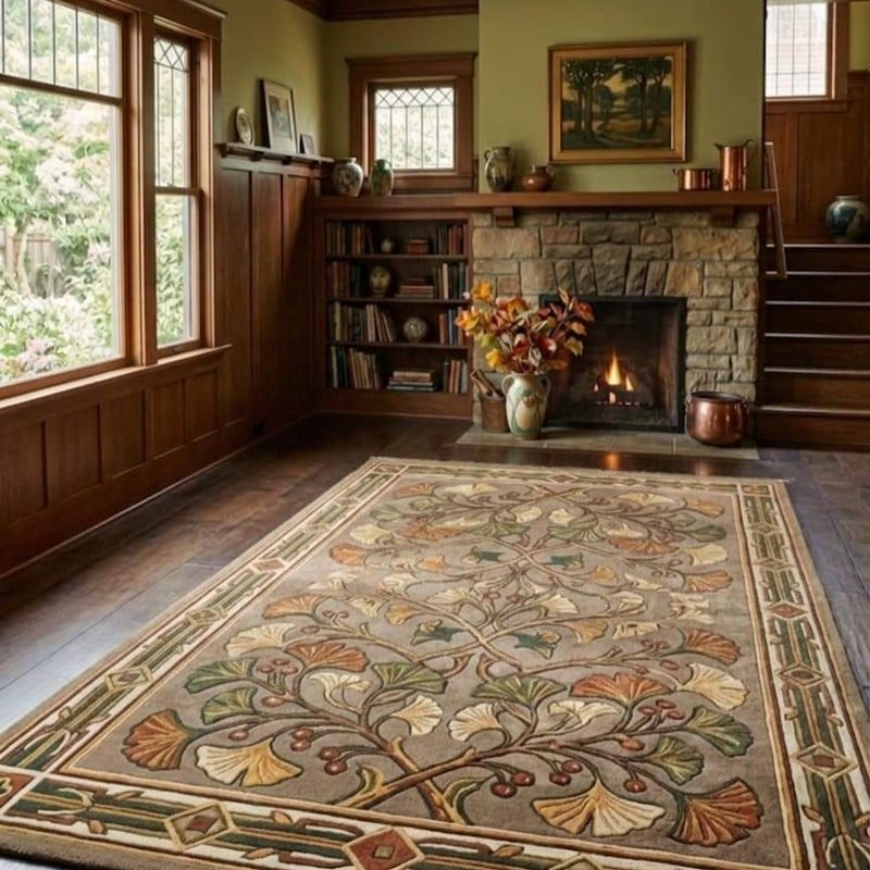 Craft Area Rug Arts & Crafts Area Rug - Etsy