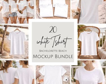 Paquete de maquetas de camisetas para despedida de soltera / Maqueta de camisetas para la fiesta nupcial / Maqueta de camisetas para damas de honor / Maqueta de camisetas para boda / Maqueta de camisetas para viaje de chicas /