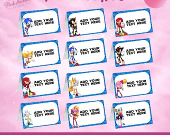 12 Sonic Food Tent Kids Birthday Party Decor so1