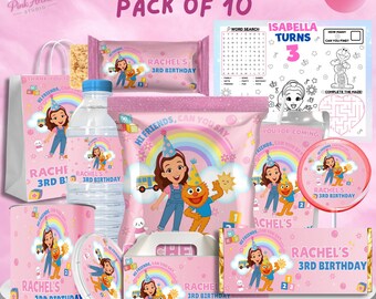 MS Rachel Party Favor Bundle Kids Birthday Decoration mr1