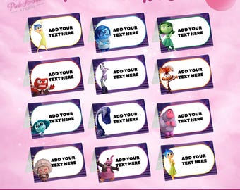 12 Inside Out Food Tent Kids Birthday Decor io1