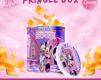 Cadeau d'anniversaire pour enfants Minnie Bow-tique Pringle Label mb1