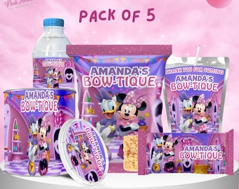 Minnie Mouse Bow-tique Party Favor Kids Birthday Decor mb1