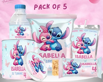 Stitch And Angle Party Favor Bundle Kids Birthday Decor li1