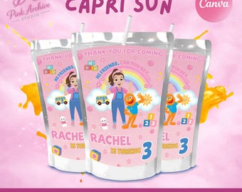 Cadeau d'anniversaire pour enfants Ms Rachel Capri sun label mr1