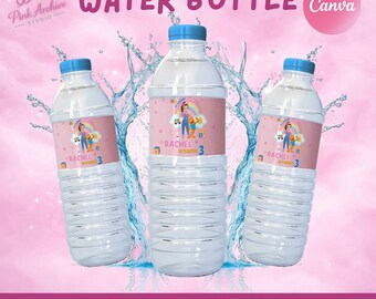 Ms Rachel Water Bottle Label Kids Birthday Party Favors mr1