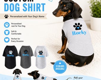 Custom Dog Shirt, Personalized Pet Portrait Tee, Custom Pet Photo T-Shirt, Dog Lover Gift, Memorial Dog Shirt, Personalized Dog Gift