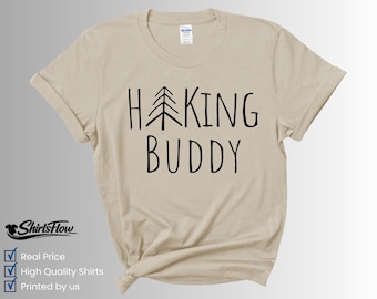 Hiking Buddy T-Shirt, Explore Nature Outdoors Adventure Tee