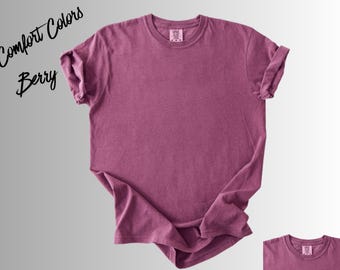 Comfort Colors® Blank Tee With Our logo Tag| Gildan Garment-Dyed Tee | Cotton Shirt | Blank Shirts for Printing or Daily Wear