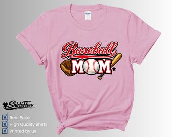 Baseball Mom T-Shirt, Game Day Sports Mom Tee