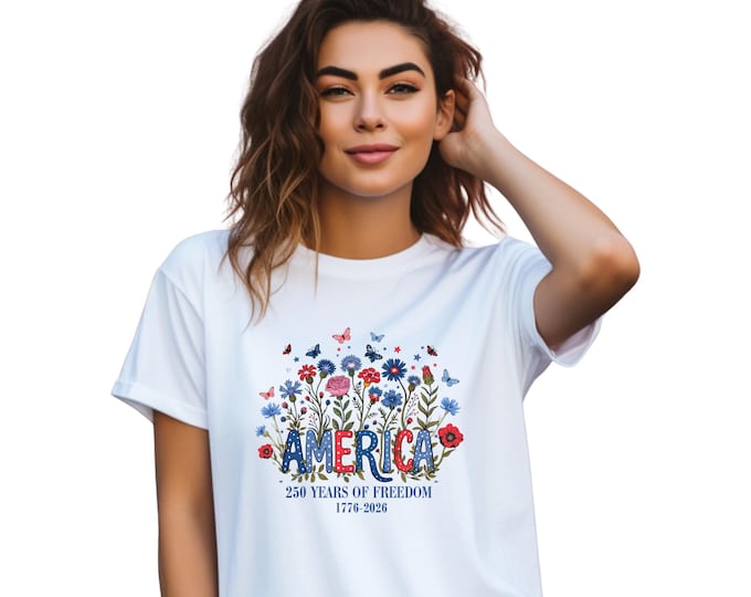USA 250th Anniversary T-Shirt | America 1776–2026 Patriotic Tee | Fourth of July Shirt | USA Celebration Shirt | Independence Day Gift
