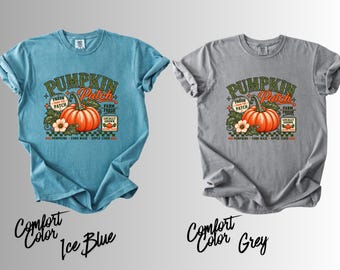 Pumpkin Patch Shirt, Fall T-Shirt, Vintage Pumpkin Tee, Autumn Shirt, Farm Fresh Pumpkin Graphic Tee, Thanksgiving Fall Shirt