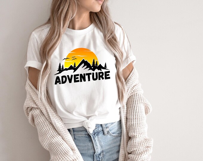 Adventure Shirt, Outdoor Adventure T-Shirt, Travel Lover Tee, Wanderlust Shirt, Explore More Shirt, Hiking Shirt, Nature Lover Gift