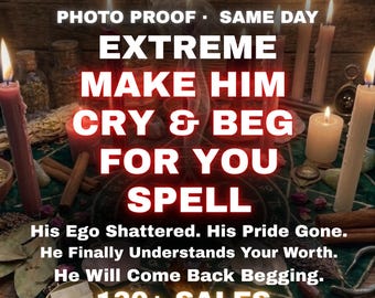 Make Him Cry & Beg for You | Powerful Love, Obsession Spell | Trigger Regret, Deep Longing | Fast Results, Emotional Breakdown
