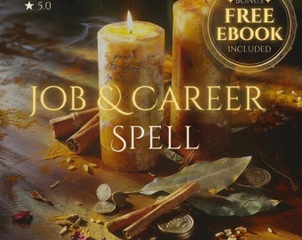 Job Career Spell | Personalized Career Advancement Ritual | Attract Opportunities  Success | FREE eBook | Same Day