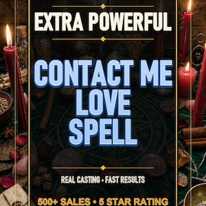 Contact Me Love Spell | Unblock Communication & Receive Messages | Trigger Deep Longing and Immediate Outreach | Open the Path to Contact