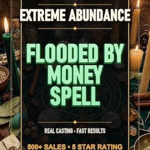 Flooded by Money Spell | SAME DAY Wealth Activation Ritual | Clear Debts Fast & Attract Powerful Abundance | Welcome Expanding Prosperity