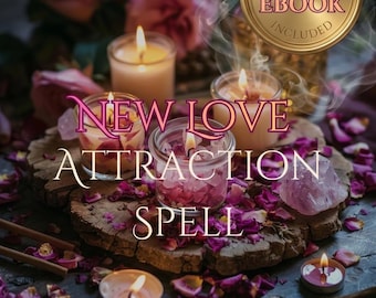 New Love Attraction Spell | Personalized Love Drawing Ritual | Open Your Heart & Attract Love | FREE eBook | Same Day