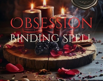 Obsession Binding Spell | Make Them Think of You | Personalized Witchcraft Ritual | Same Day | Fast Results | (Spell eBook Included)