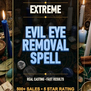 Evil Eye Removal Spell | Personalized Nazar & Curse Cleansing Ritual | Remove Dark Energy and Spiritual Blocks | Restore Peace and Balance