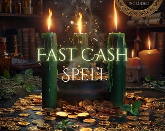Fast Cash Spell | Personalized Emergency Money Ritual | Attract Urgent Abundance | FREE eBook | Same Day