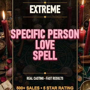 Hechizo de amor para una persona específica / Acércala y fortalece la atracción / Ritual de magia con velas / Lanzamiento el MISMO DÍA / Profundiza la conexión
