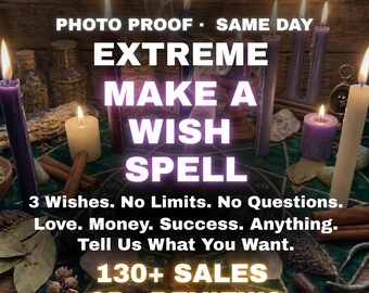 Make a Wish Spell | Manifest Three Desires | SAME DAY Powerful Wish Activation for Dream Fulfillment | Nothing Is Impossible