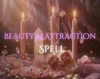 Beauty & Attraction Spell | Personalized Glamour And Magnetic Aura Ritual | Enhance Your Natural Beauty And Attract Attention | Same Day
