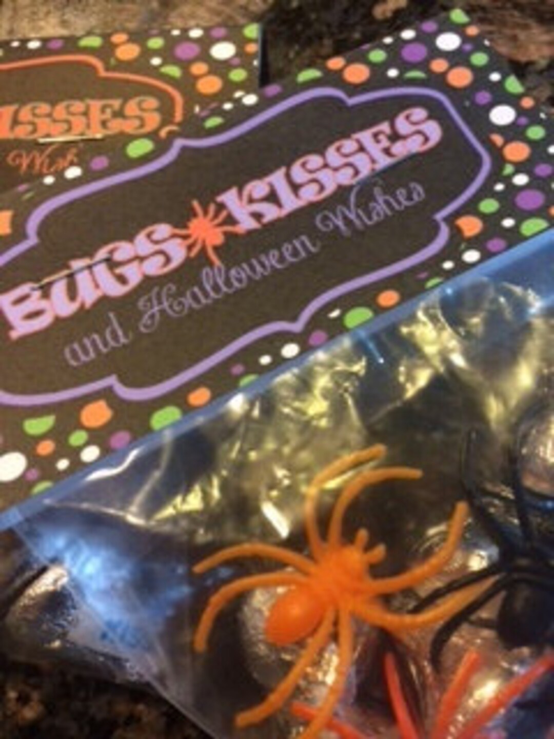 Printable Bugs and Kisses Treat Bag Topper Label Tag - Etsy