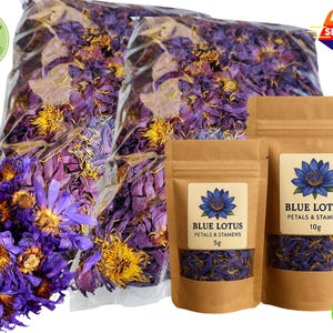 Blue lotus flower - Etsy 日本