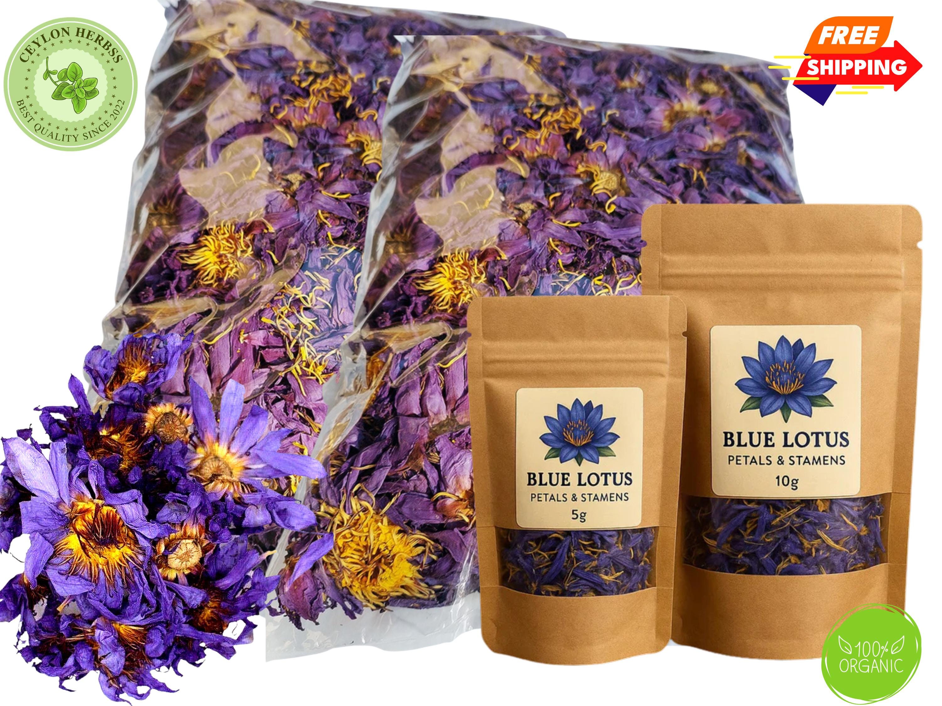 Blue lotus flower - Etsy 日本