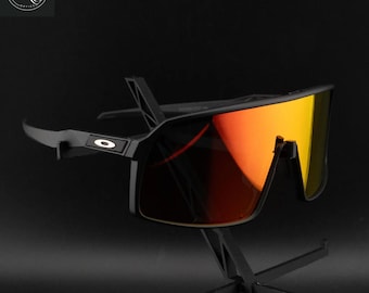 Snow Summer Polarized Sunglasses / Black Frame & Red Lens