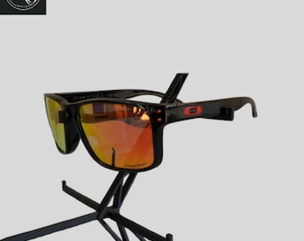 Oakley Holbrook gepolariseerd robijn iridium/gepolijst zwart
