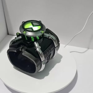Ben10 Omnitrix Watch Case, 3D Printed Cosplay Shell with Glowing DNA Column, Ben 10 Fan Gift