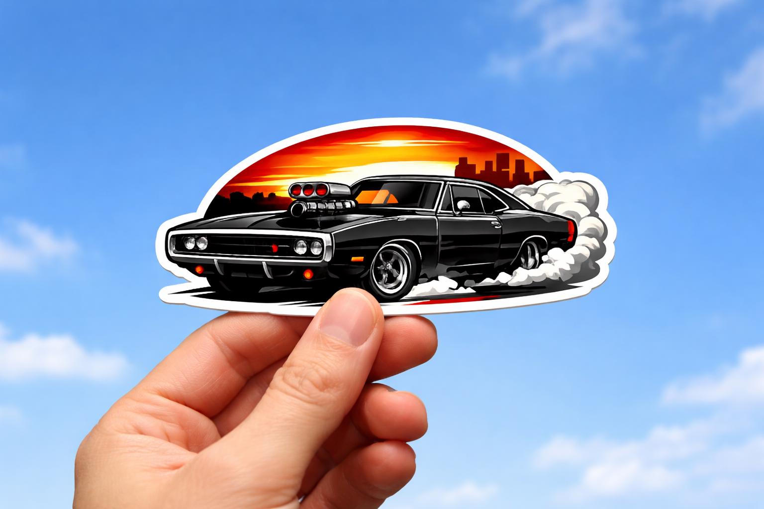 Fast and Furious Charger Car Sticker Vinyl Decal Gift - Etsy
