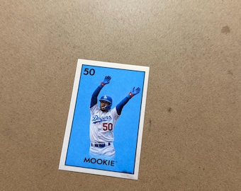 Mookie Betts Loteria Vinyl Sticker Decal Gift LA Dodgers Los Angeles