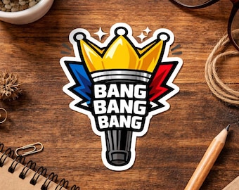 Big Bang Light Stick K-Pop Vinyl Sticker Decal Gift