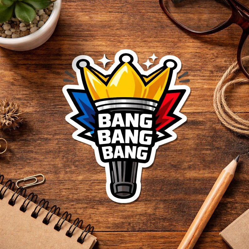 Big Bang Light Stick K-pop Vinyl Sticker Decal Gift - Etsy