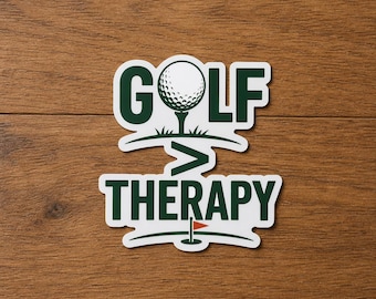 Golf > Therapy Sticker Vinyl Decal Gift