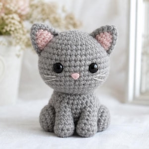 Amigurumi Cat Crochet Pattern | Tiny Kitten PDF Tutorial (Instant Download)
