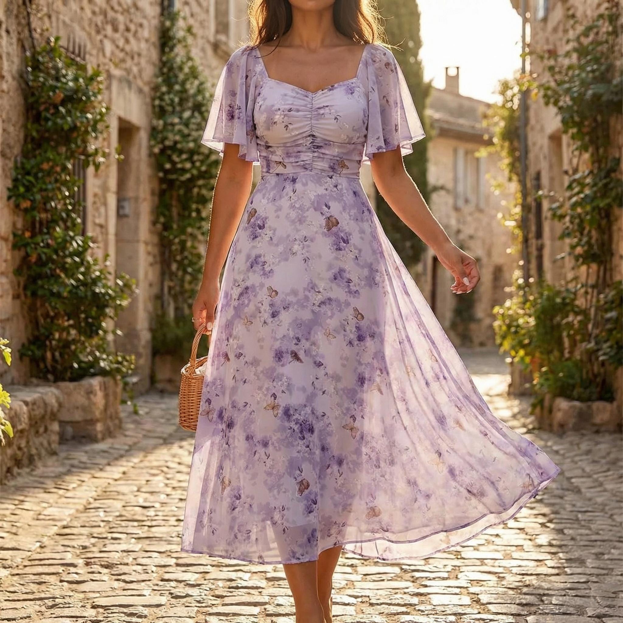 strapless open back dress Pleated Drop Waist Maxi Dress