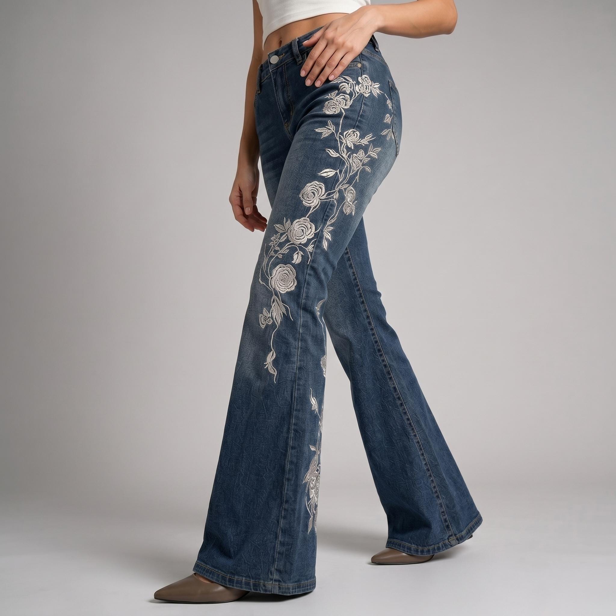 Y2k rhinestone jeans - Etsy 日本
