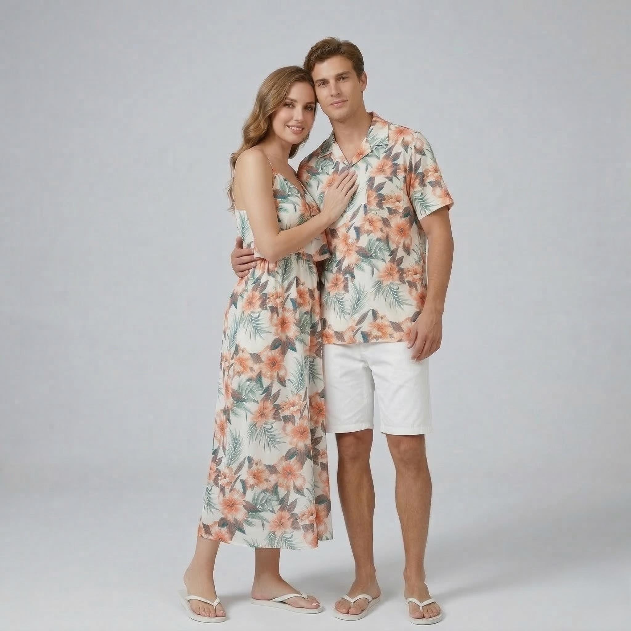 couple beach wear dress Sun, sand & a whole lot of zesty love! Our Zesty Couple outfits bring the perfect pop of color to your beach moments, breezy, vibrant, and made for couples who