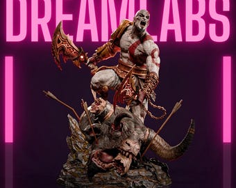 Kratos Spartan Warrior Inspired God of War | 3D Model STL File