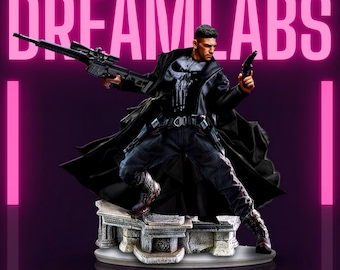 Punisher Warrior inspirowany Marvelem | Plik STL modelu 3D