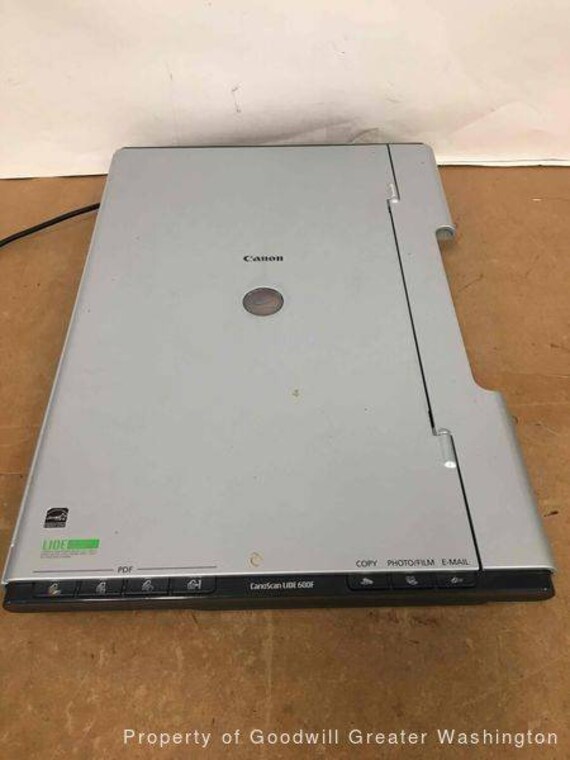 Canon Canoscan Lide 600f flatbed Scanner with power cord. Free Etsy
