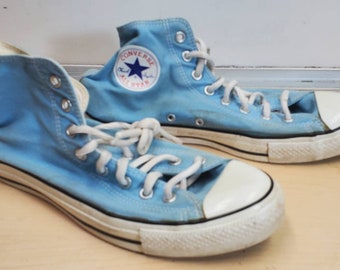 Converse All Star Carolina Tar Heel Blue Mens Shoes Size 9.5. Free shipping