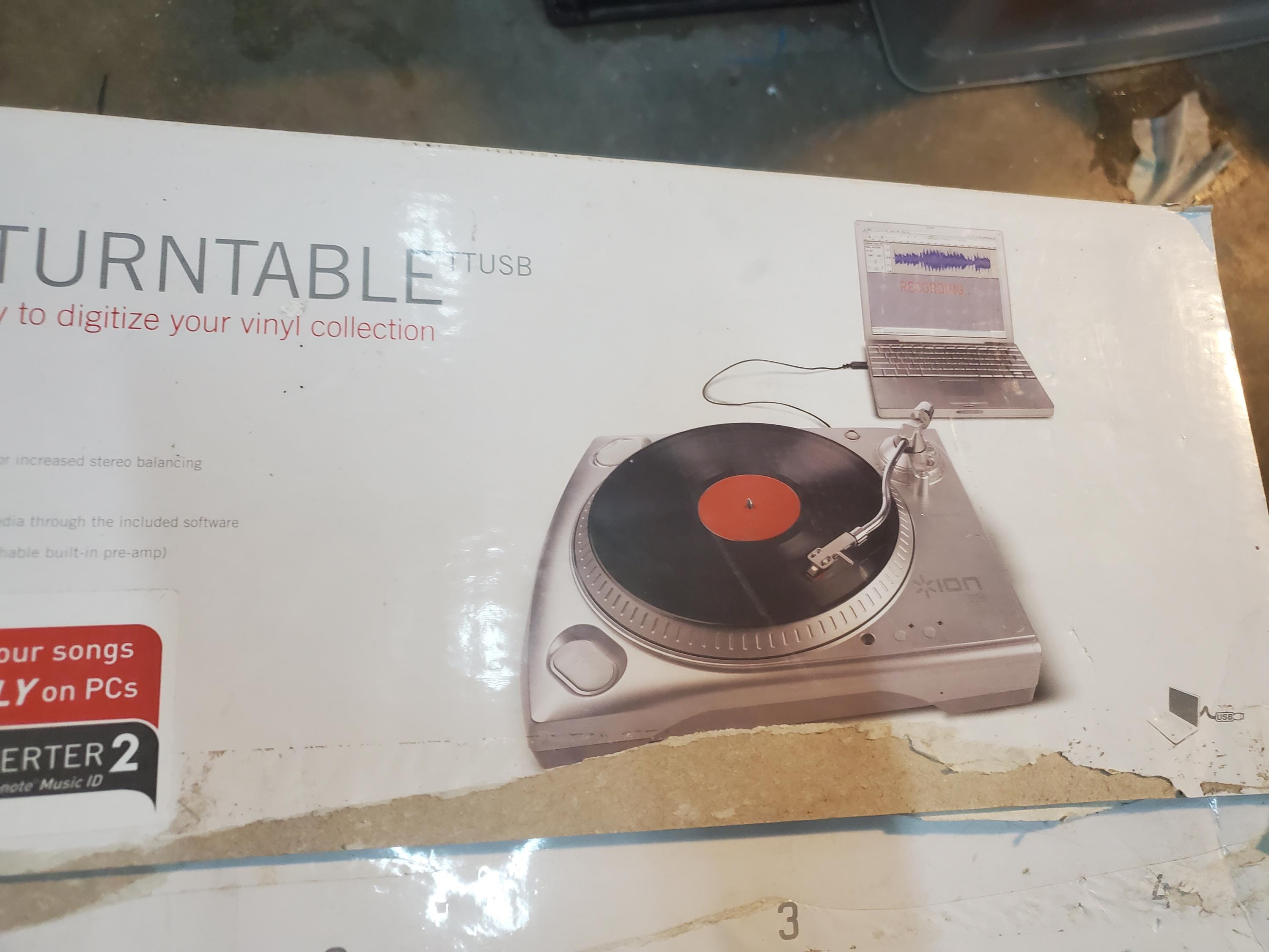 Ion TTUSB Usb Turntable in Open Box. Free Shipping - Etsy