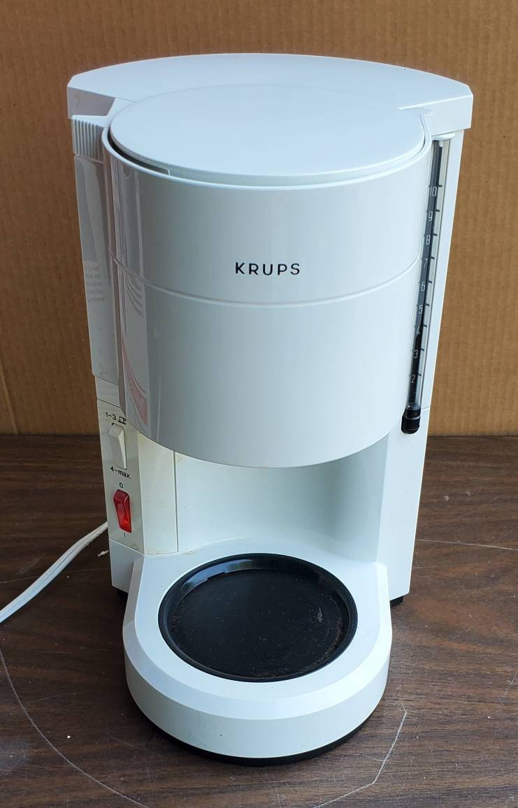 Vintage Krups 4 Cup Coffee Maker Type 260C MINI! SMALL Desktop Dorm RV  WORKS!